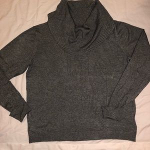 Apt 9 grey long sleeve sweater, cowl neck size XL